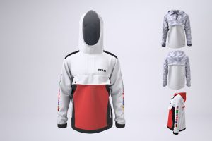 Anorak Windbreaker or Sailing Jacket Mock-Up