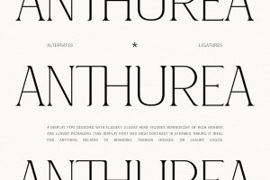 Anthurea – Classic Serif Font