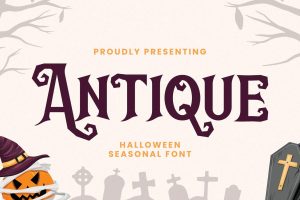 Antique – Halloween Font
