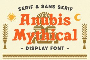 Anubis Mythical – Display Font