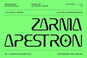 Apestron – Futuristic Font