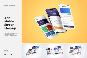 App Phone Screen Mockup