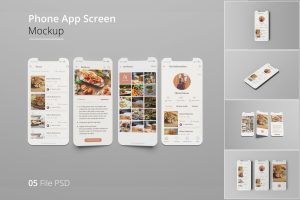 App UI / Phone Screen Mockup
