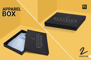 Apparel Box Mockup