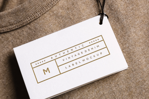 apparel label mockups