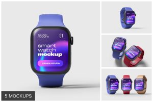 Apple Watch 8 Mockup Set