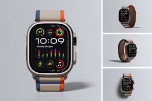 Apple Watch Ultra Mockup