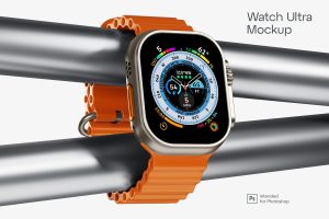 Apple Watch Ultra Mockup
