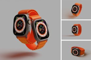 Apple Watch Ultra Smartwatch Mockup