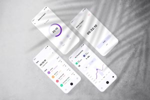 Application App Mockup PSD Template