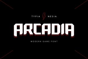 Arcadia – Scifi Game Font