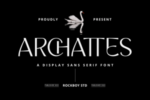 Archattes – Logo Font