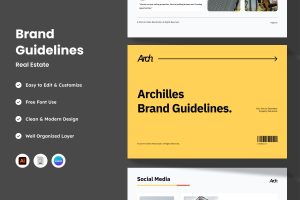 Archilles – Real Estate Brand Guideline Template