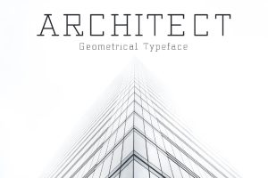 Architect – Geometrical Typeface