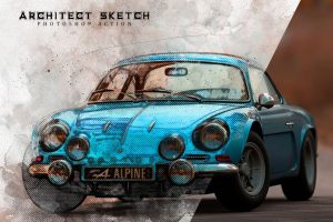Architect Sketch Photoshop Action
