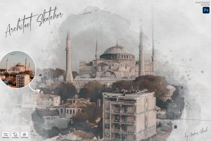Architect Sketcher – Photoshop Action