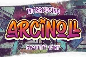 Arcinoll – Graffiti Font