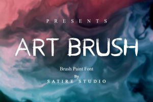 Art Brush – Brush Paint Font