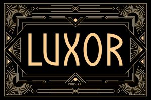 Art Deco Font – Luxor