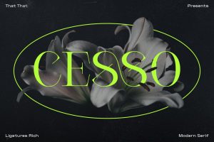 Art Deco Font Cesso