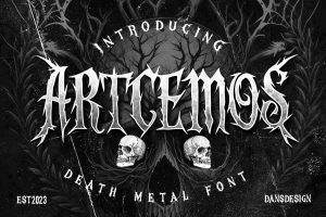 Artcemos Horror Metal Font