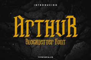 Arthur Blackletter Font