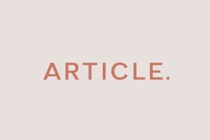 Article – A Geometric Typeface