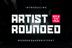 Artist Rounded Fonts