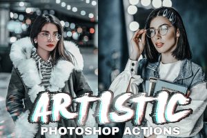 Artistic Collection Metal  Photoshop Actions