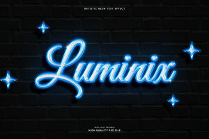 Artistic Neon Text Effect