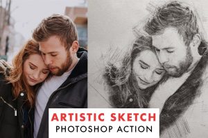 Artistic Sketch Photoshop Action