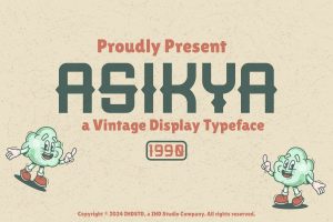 Asikya Vintage Display Typeface