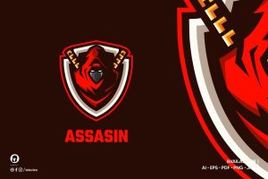 Assasin logo template