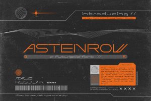 Astenrow – Futuristic Font