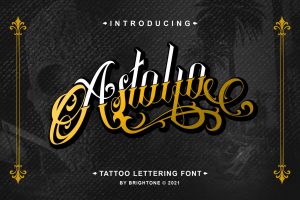 Astolfo –  Tattoo Font