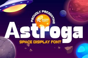 Astroga – Space Futuristic Font