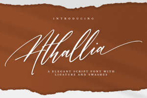 Athallia – Luxury Font