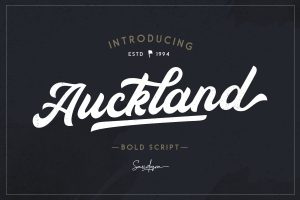 Auckland – Bold Script
