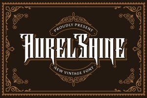 Aurel Shine – Blackletter Font