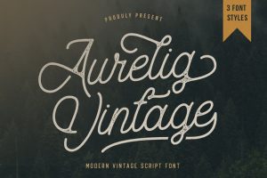 Aurelig Vintage Script