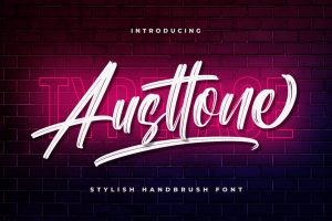 Austtone – Brush Font