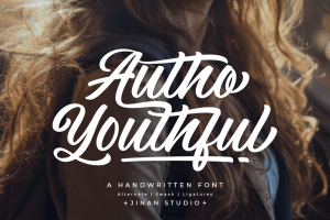 Autho Youthful – Handwritten Font