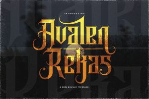 Avalen Rekas – Blackletter Font