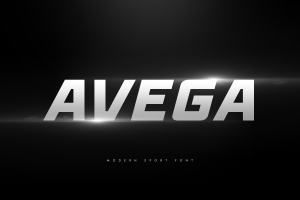AVEGA – Modern Sport Font