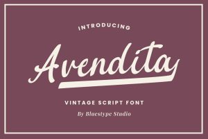 Avendita – Vintage Script