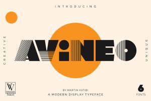 Avineo – Unique Display Typeface