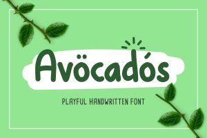 Avocados – Cute Font