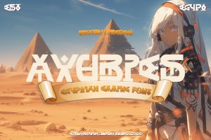 Axubies – Egyptian Gaming Font