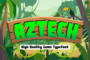 Aztech – Ethnic Gaming Font