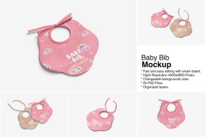 Baby Bib Mockup
